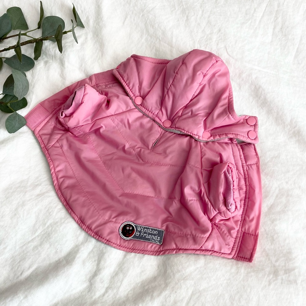 Winston and Friends Pink Puffer Dog Parka